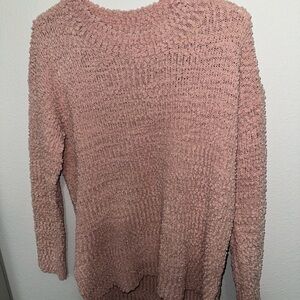 Reborn J Dusty Pink Crew Neck Sweater